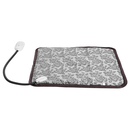 Premium Waterproof Electric Pet Heating Pad - Adjustable Warming Blanket for Dogs and Cats with Chew-Resistant Steel Cord Case